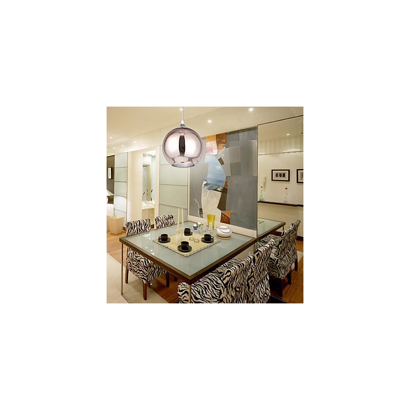 60 Modern Contemporary Globe Electroplated Metal Pendant Light