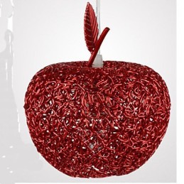 Woven Aluminum Chandelier With Seven Head Lamp Apple