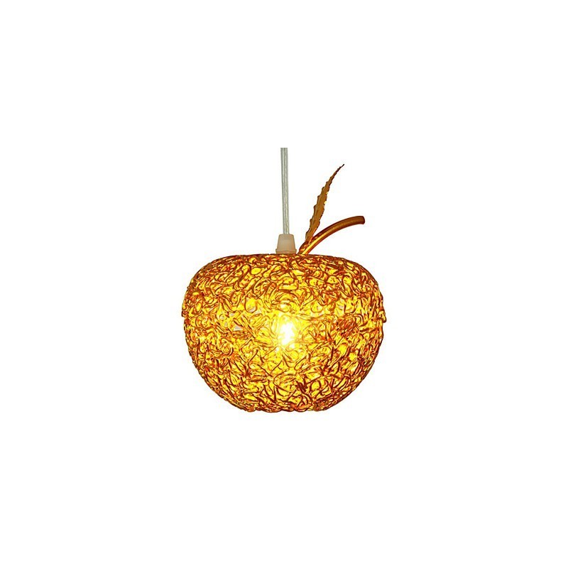 Woven Aluminum Chandelier With Seven Head Lamp Apple