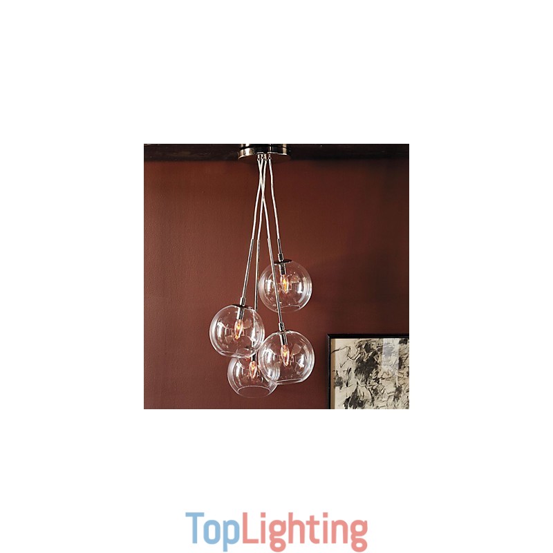 Traditional Classic Mini Style Painting Pendant Light