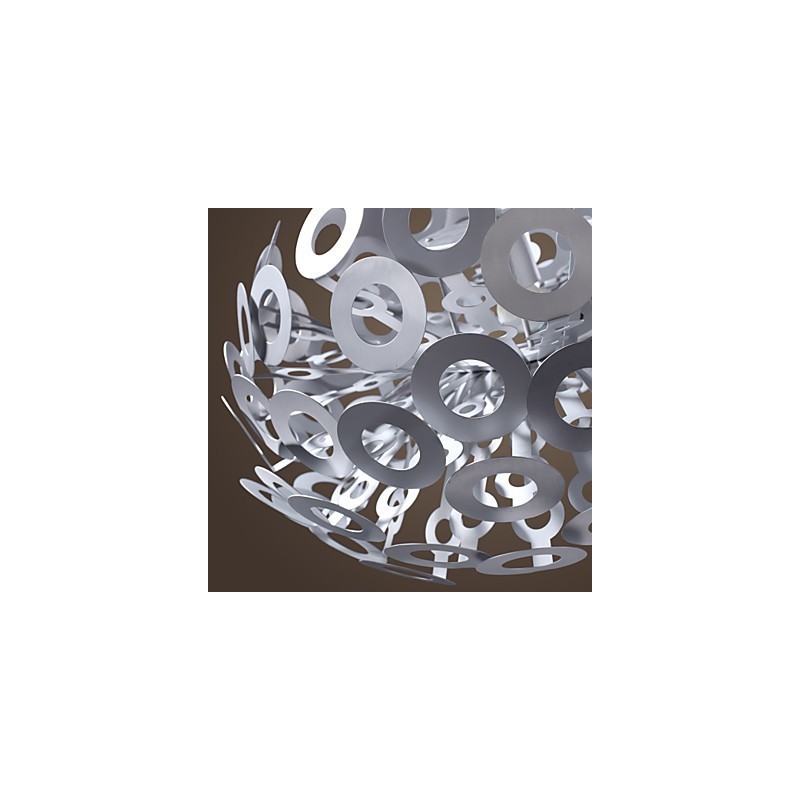 Modern Pendant Light in Circle Featured Lampshade