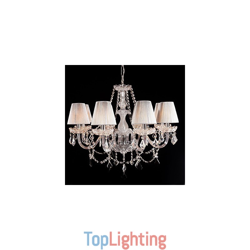 Chandelier Crystal Luxury Modern Living 8 Lights