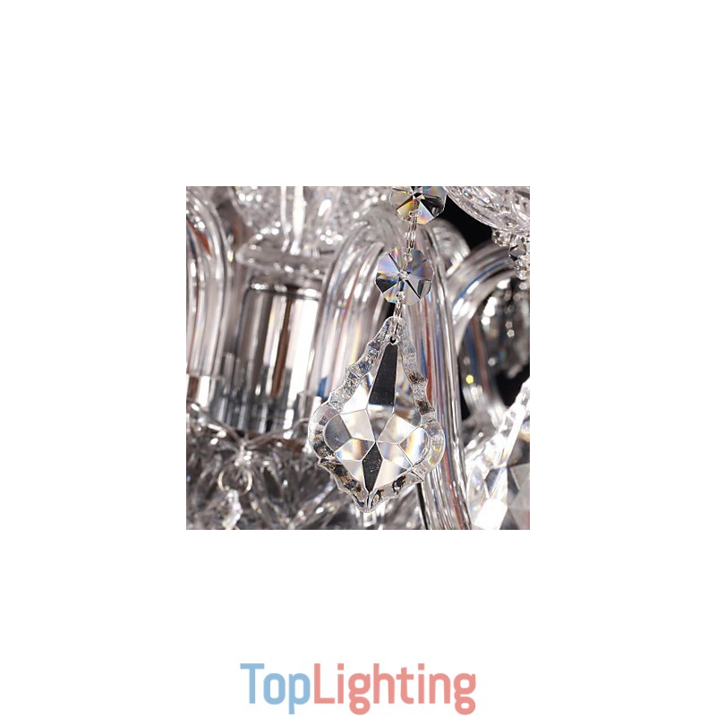 Chandelier Crystal Luxury Modern Living 8 Lights