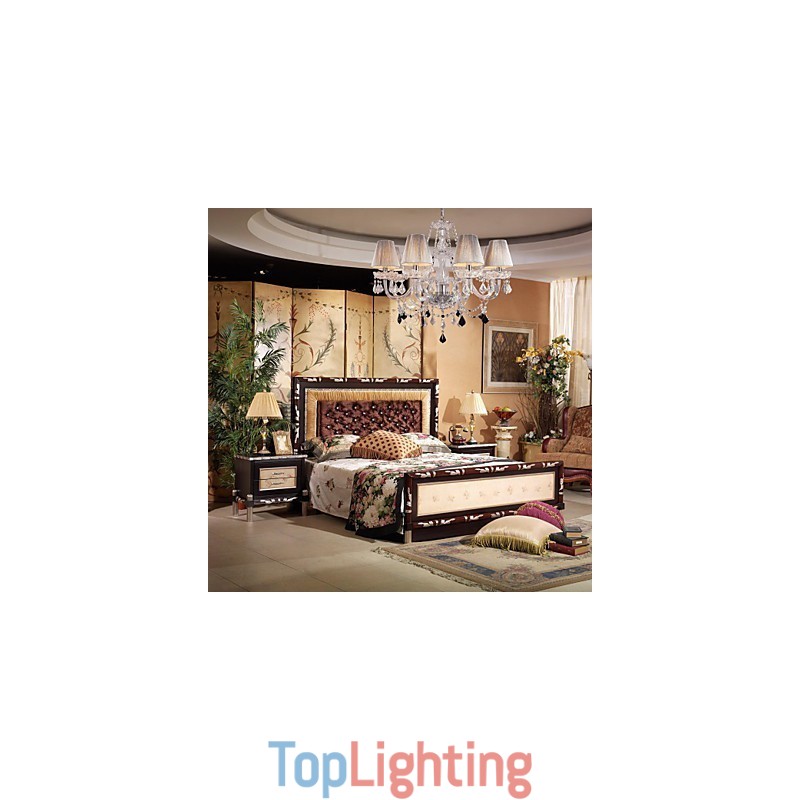Chandelier Crystal Luxury Modern Living 8 Lights