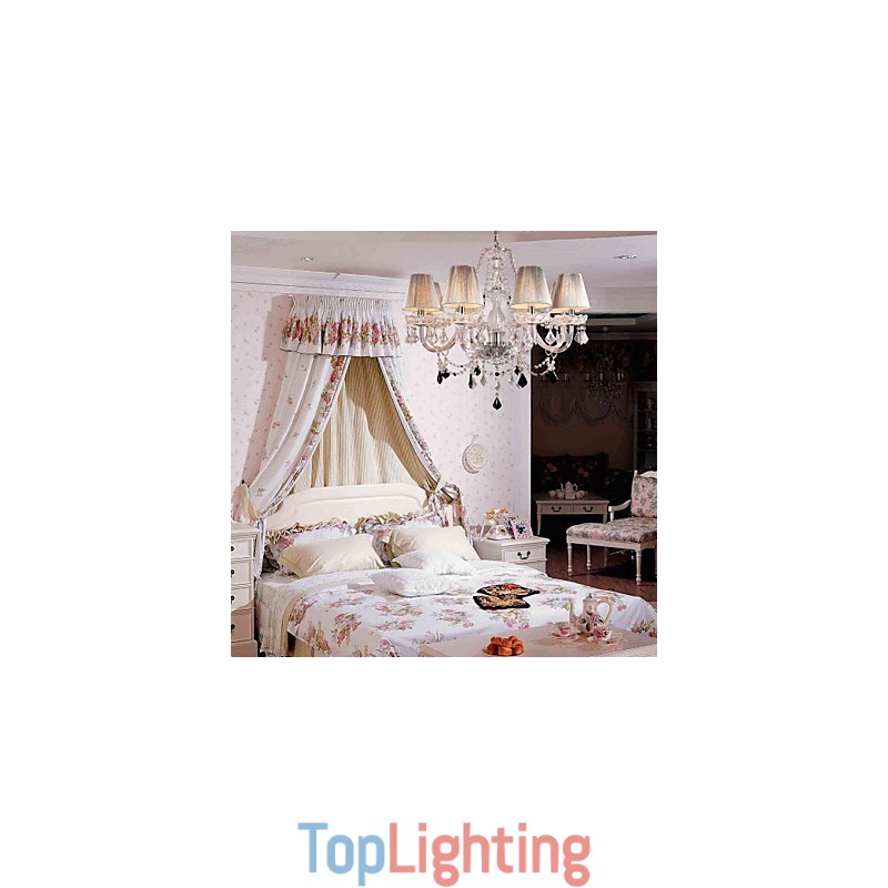 Chandelier Crystal Luxury Modern Living 8 Lights