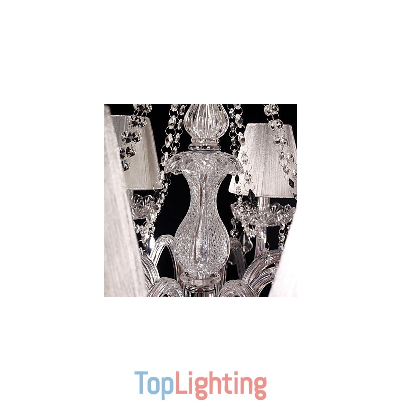 Chandelier Crystal Luxury Modern Living 8 Lights