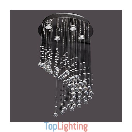 Modern Contemporary Crystal Chrome Metal Flush Mount Modern Contemporary Crystal Chrome Metal Flush Mount