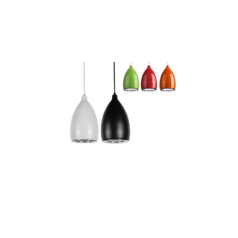 Modern Contemporary Globe Painting Metal Pendant Light