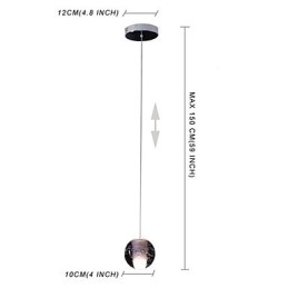 Pendant Light G4 Retroifit 3W Chrome Plating Crystal Modern Contemporary Pendant Lamp