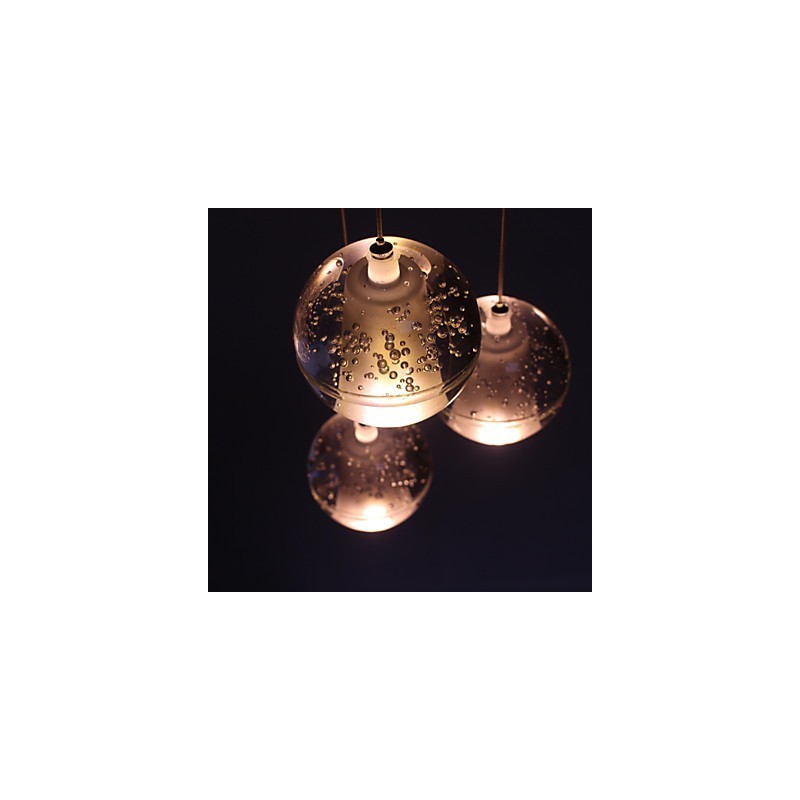 Pendant Light G4 Retroifit 3W Chrome Plating Crystal Modern Contemporary Pendant Lamp