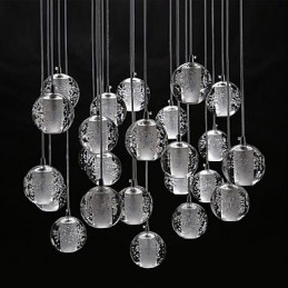 Pendant Light G4 Retroifit 3W Chrome Plating Crystal Modern Contemporary Pendant Lamp