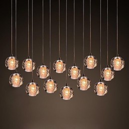 Pendant Light G4 Retroifit 3W Chrome Plating Crystal Modern Contemporary Pendant Lamp