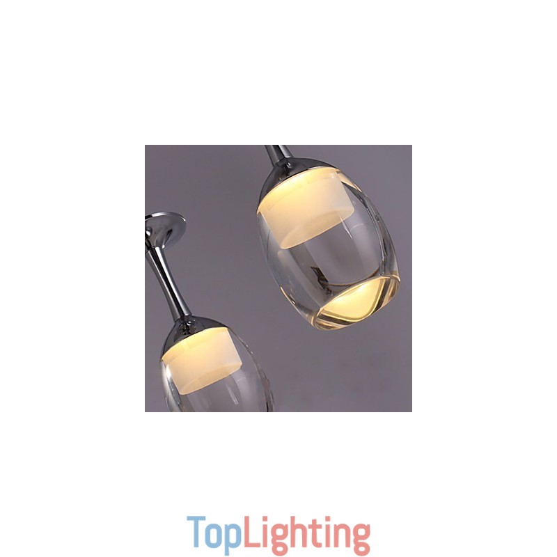 Pendant Lights 3 Lights Long Backplate Modern Contemporary