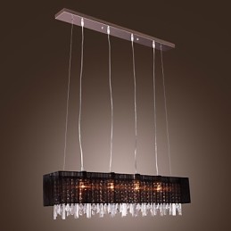 Modern Contemporary Island Crystal Others Metal Pendant Light