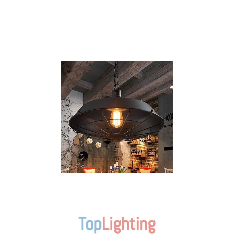 Pendant Lights American Country Retro Wrought Iron Contemporary and Contracted Warehouse Droplight