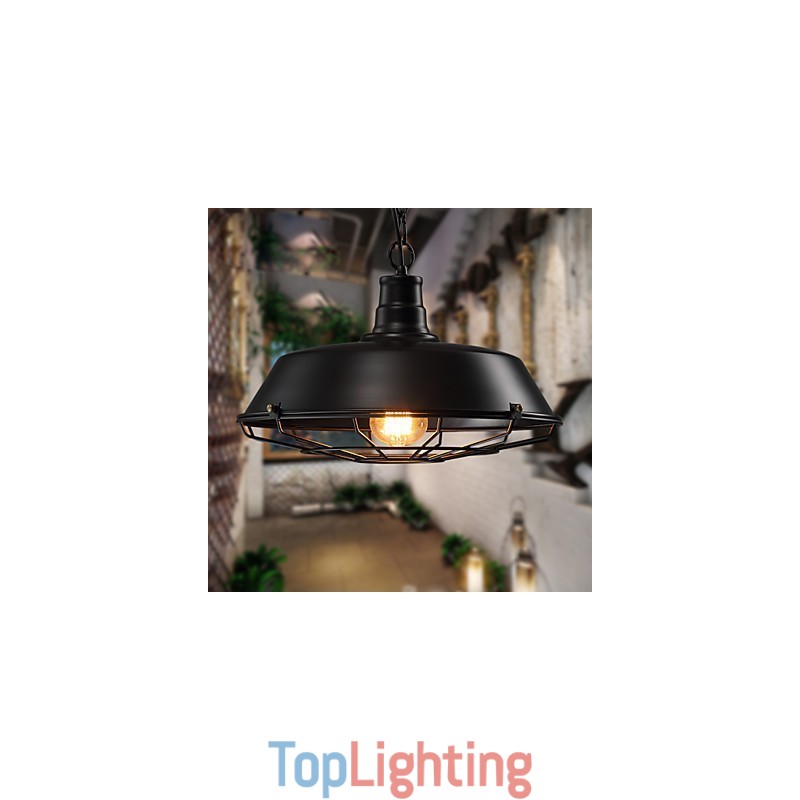 Pendant Lights American Country Retro Wrought Iron Contemporary and Contracted Warehouse Droplight