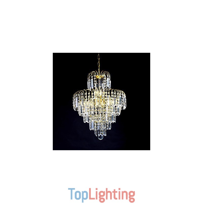 European Style Luxury 6 Lights Chandelier In Crown Shape