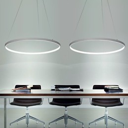 Dimmable Pendant Light Modern Design Ring