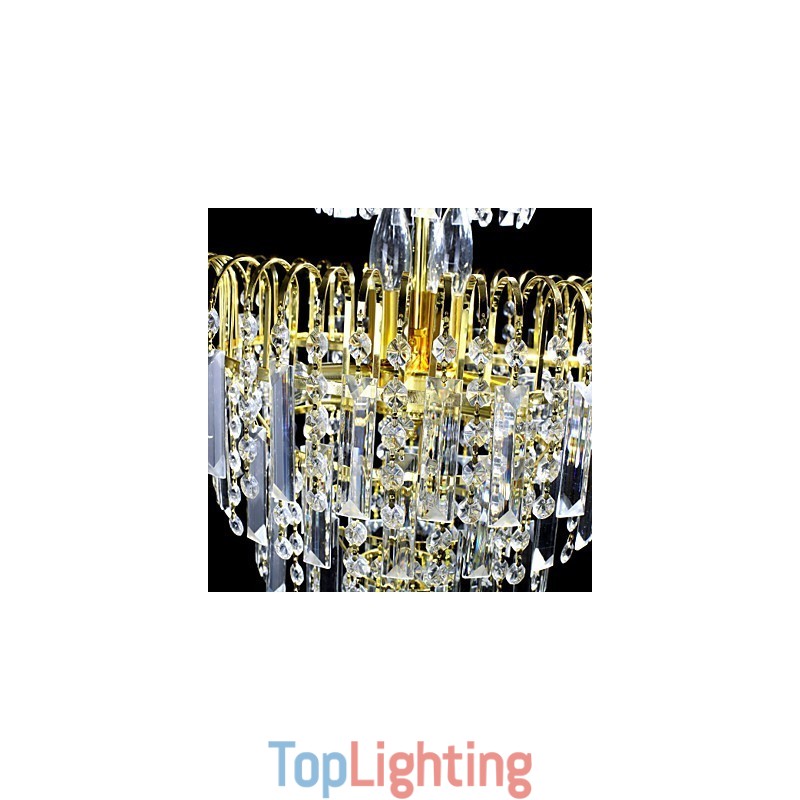 European Style Luxury 6 Lights Chandelier In Crown Shape