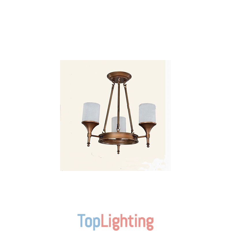 Retro Pastoral Wrought Iron Chandelier