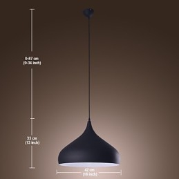 Modern Contemporary Retro Bowl Mini Style Painting Pendant Light
