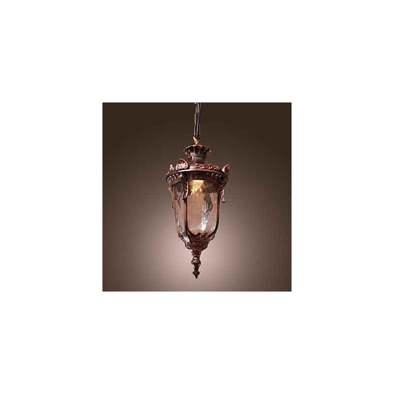 Antique Inspired Pendant Light with 1 Light