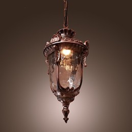 Antique Inspired Pendant Light with 1 Light