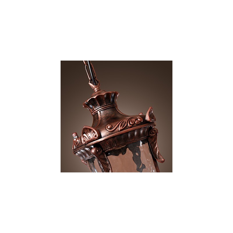 Antique Inspired Pendant Light with 1 Light