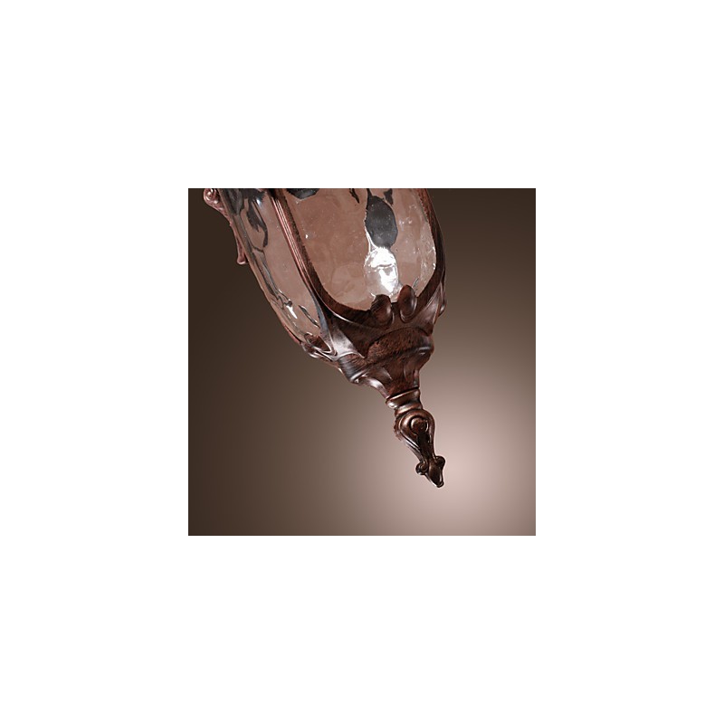Antique Inspired Pendant Light with 1 Light