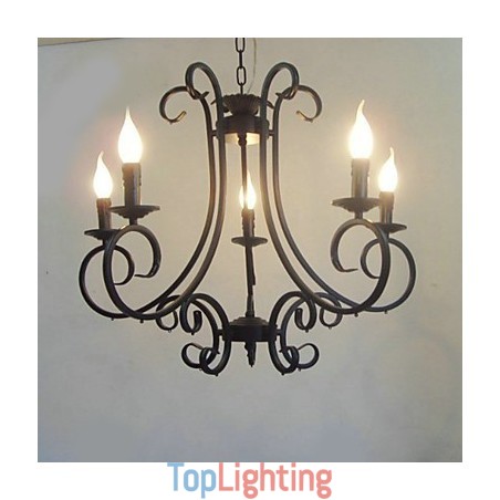 Traditional Classic Painting Metal Chandelier Traditional Classic Painting Metal Chandelier