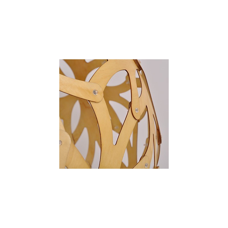 Retro Country Wood Bamboo Pendant Light