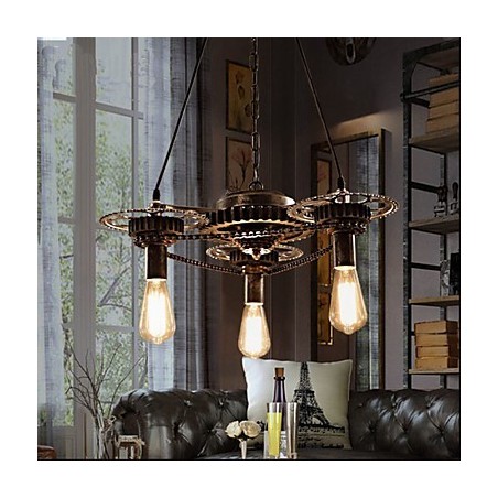 VintageLron Chandelier Industrial Wind Gear Chandelier VintageLron Chandelier Industrial Wind Gear Chandelier