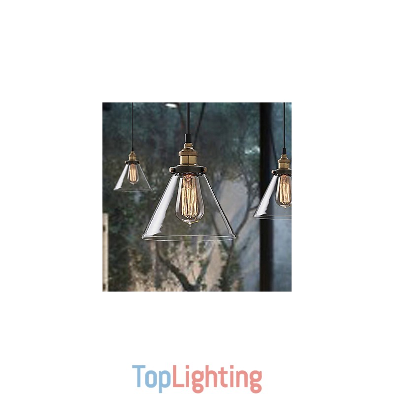 Retro Simple Glass Pendant