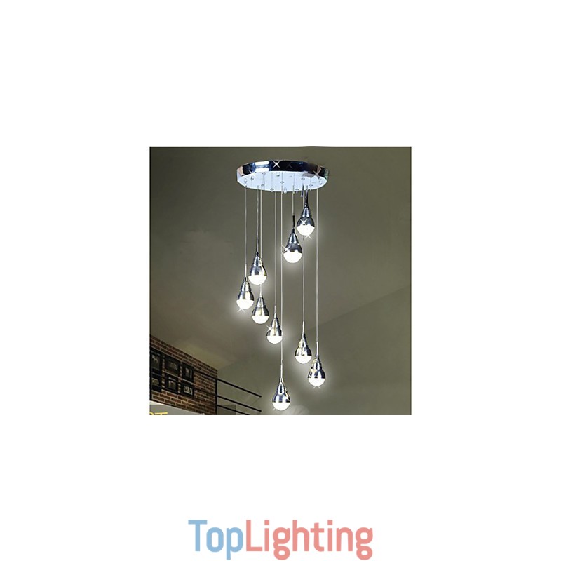 Lamps And Lanterns Stair Stage 9 Head Ceiling Lamp