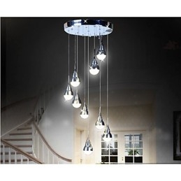 Lamps And Lanterns Stair Stage 9 Head Ceiling Lamp