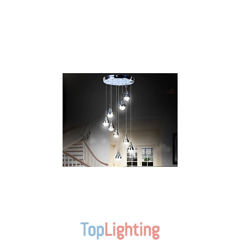 Lamps And Lanterns Stair Stage 9 Head Ceiling Lamp