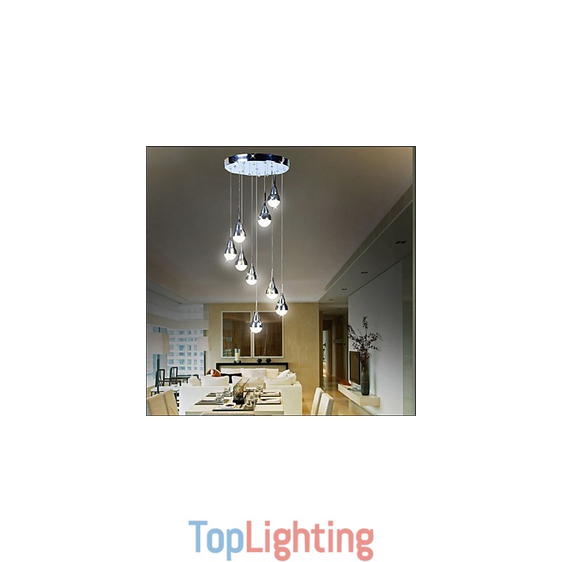 Lamps And Lanterns Stair Stage 9 Head Ceiling Lamp