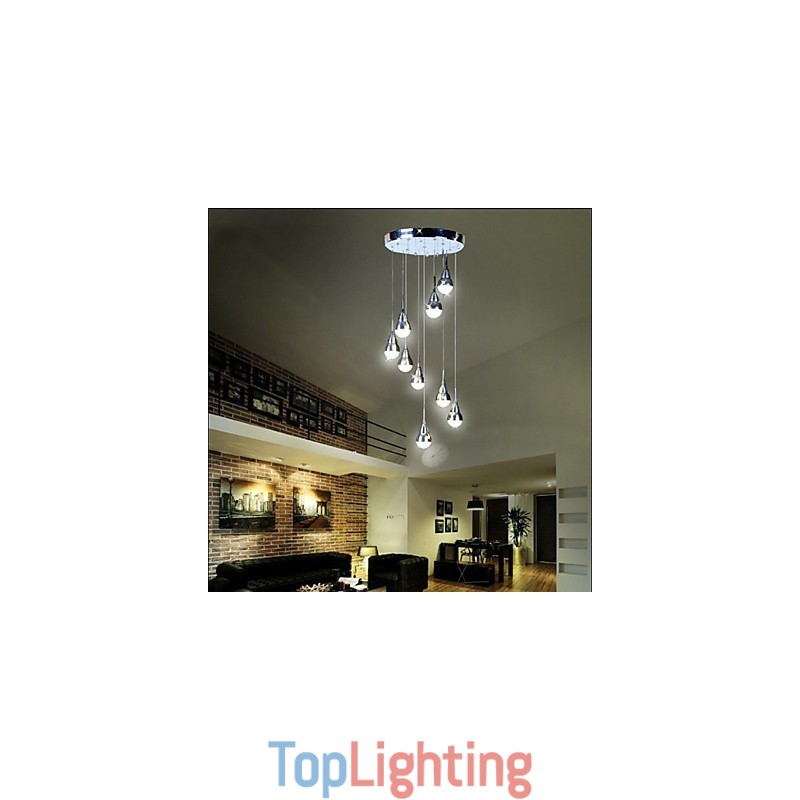 Lamps And Lanterns Stair Stage 9 Head Ceiling Lamp