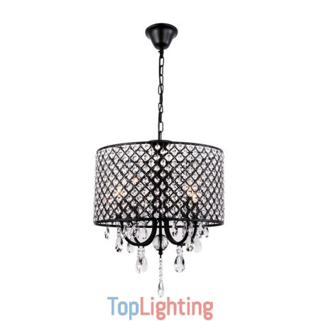Modern Contemporary Drum Crystal Chrome Chandelier Modern Contemporary Drum Crystal Chrome Chandelier