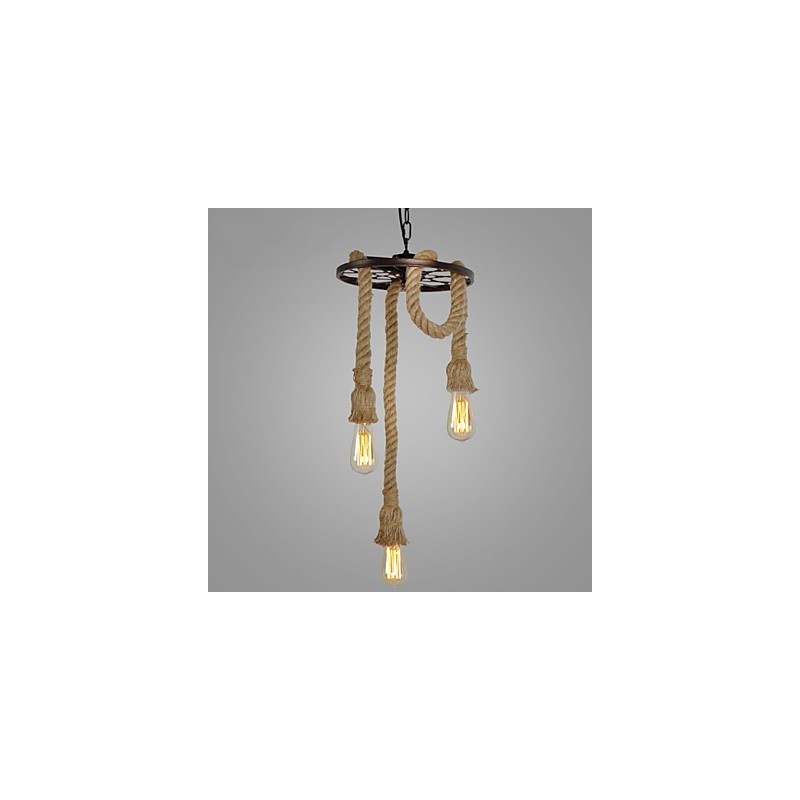 Retro Mini Style Electroplated Metal Pendant Light