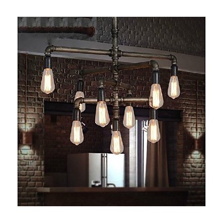 Traditional Classic Vintage Retro Lantern Country Painting Metal Pendant Light Traditional Classic Vintage Retro Lantern Country Painting Metal Pendant Light