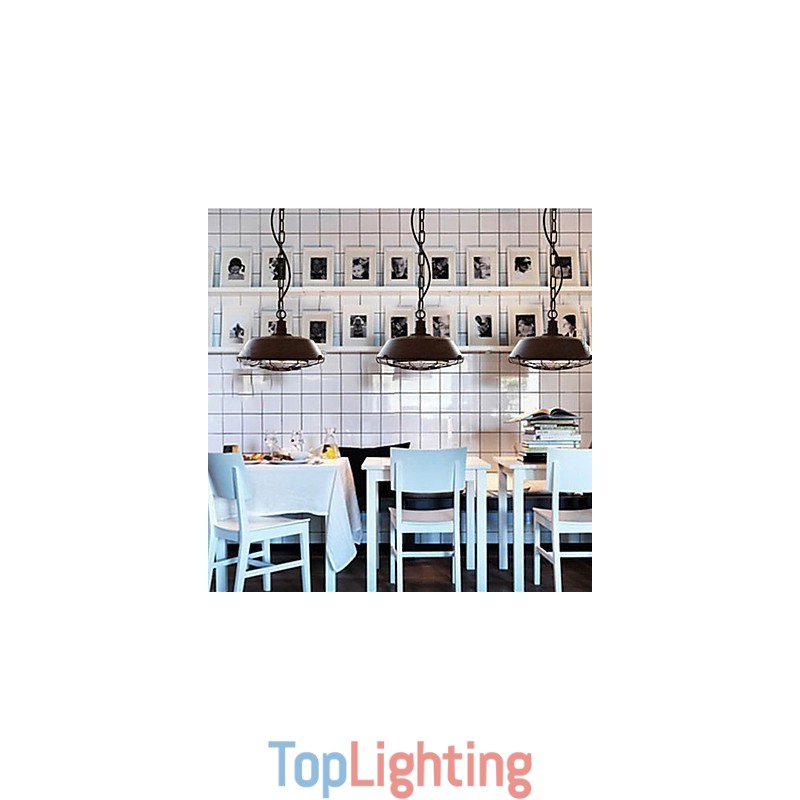 Wrought Iron Country Restoring Ancient Ways Single Head Droplight Lamp Light