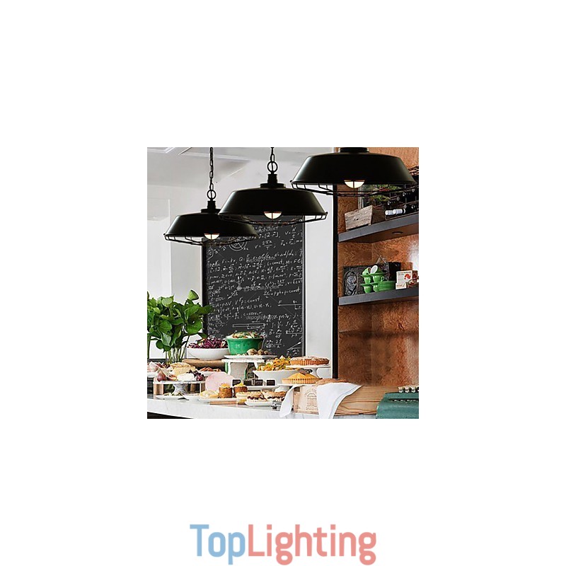 Wrought Iron Country Restoring Ancient Ways Single Head Droplight Lamp Light