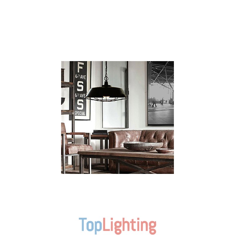 Wrought Iron Country Restoring Ancient Ways Single Head Droplight Lamp Light