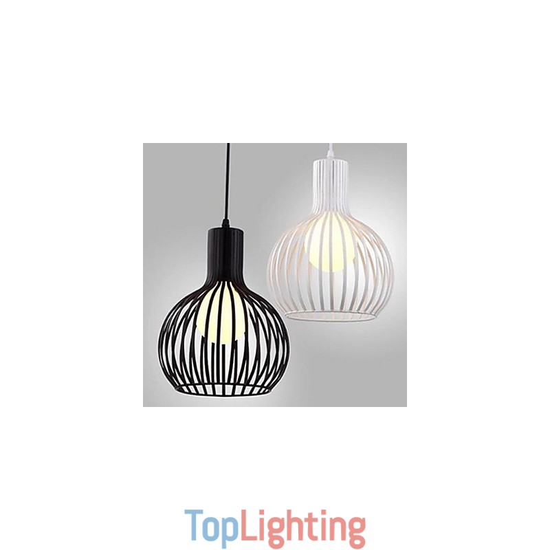 American Retro Contracted Wrought Iron Birdcage Chandelier Lamp Light