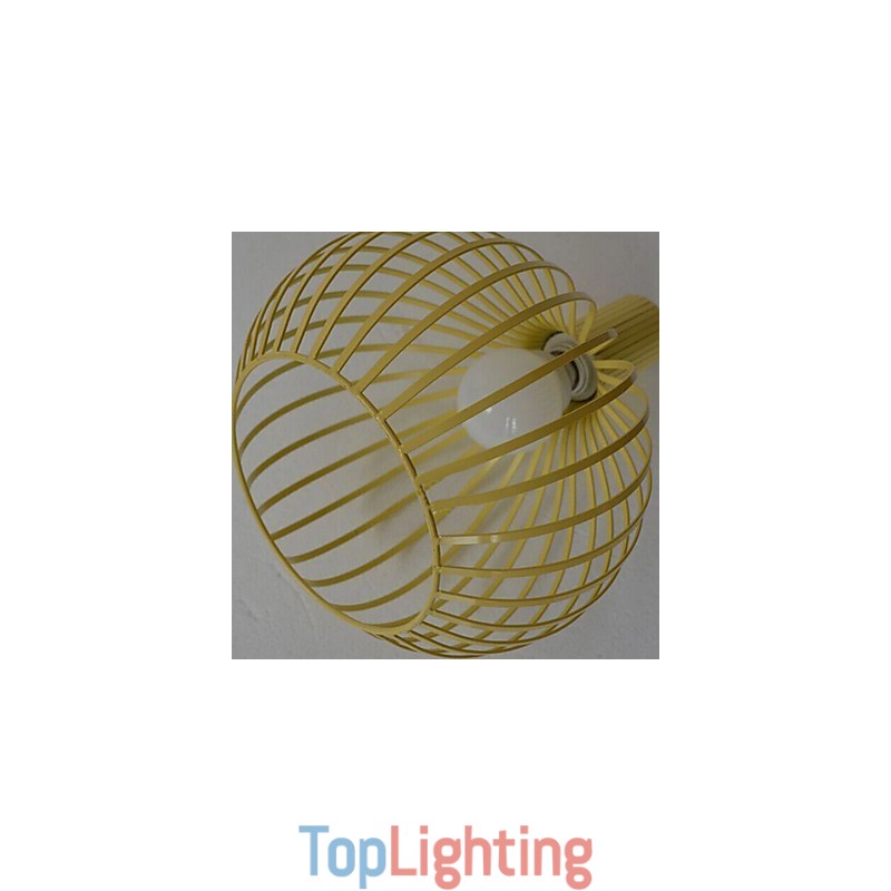 American Retro Contracted Wrought Iron Birdcage Chandelier Lamp Light