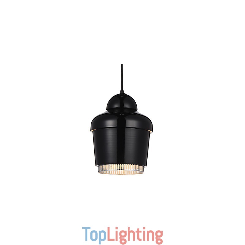 Pendant Lamp 1 Light Modern Simplicity Golden Chrome Black White Carbon Steel Metal Chandelier