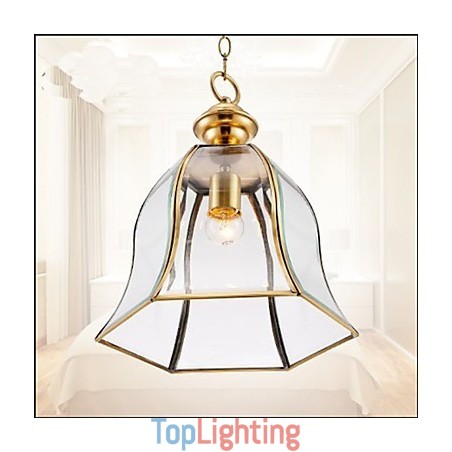 American Country Small Pendant all Copper Single Glass American Country Small Pendant all Copper Single Glass