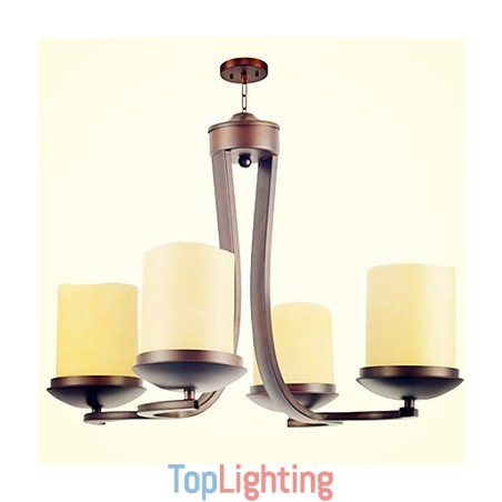 Traditional Classic Retro Mini Style Painting Metal Chandelier Traditional Classic Retro Mini Style Painting Metal Chandelier