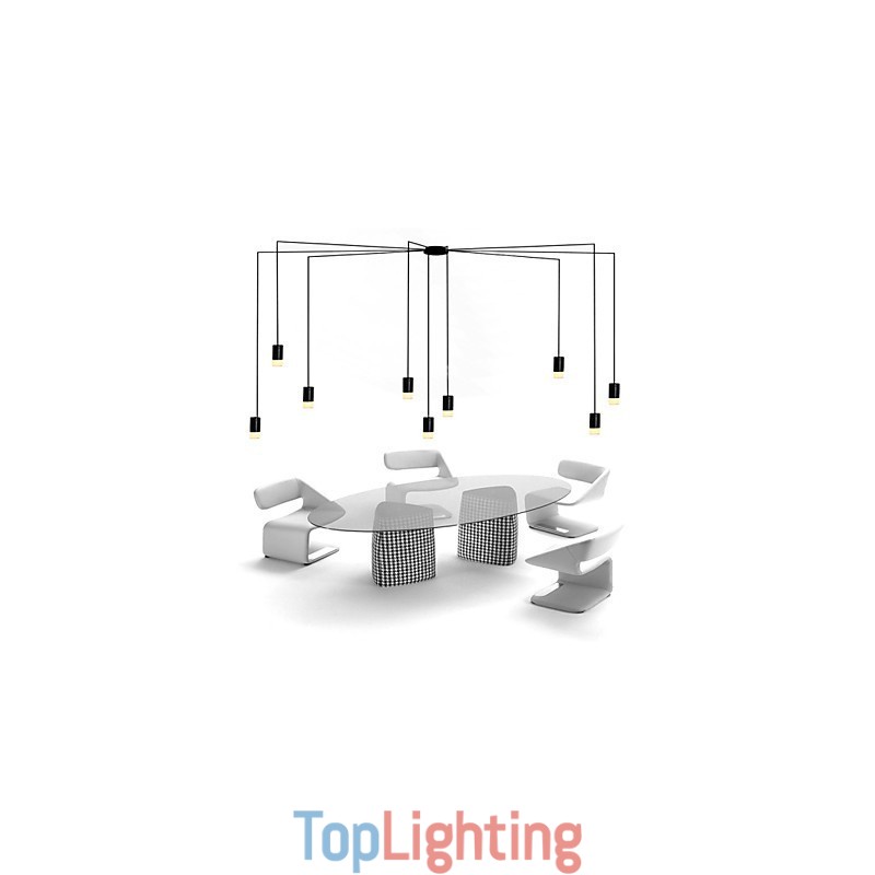 Northern Europe Contracted And Geometric Cord design Pendant Light